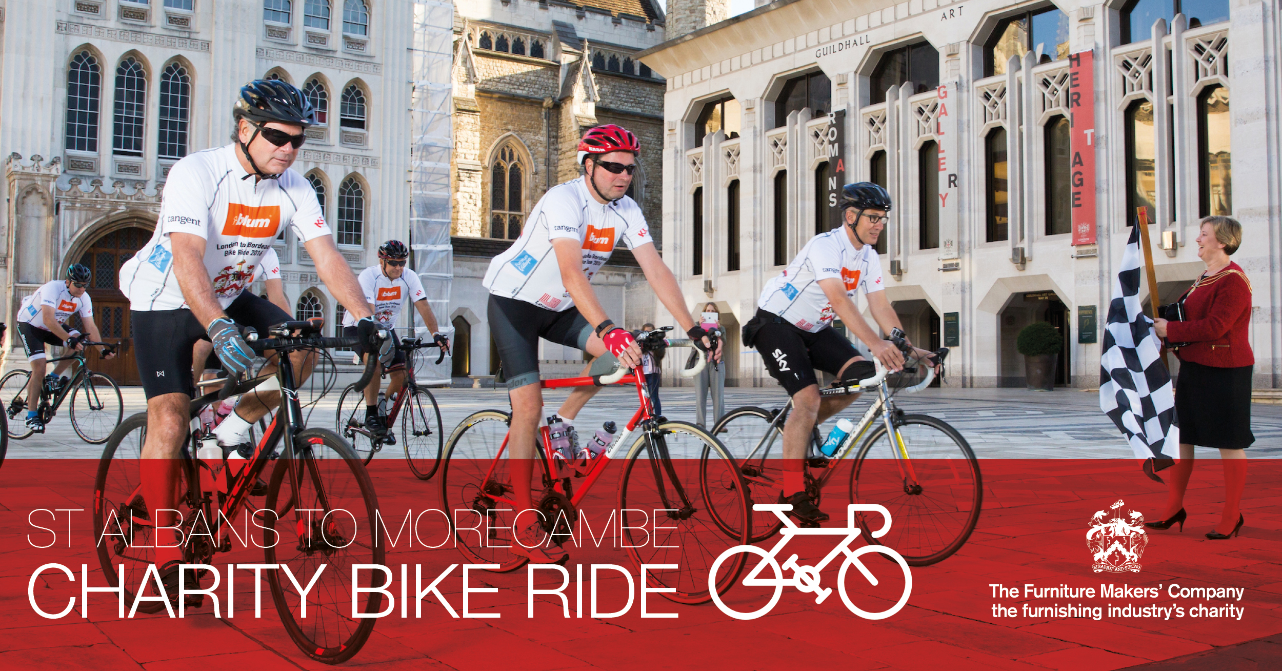 Biesse proud to be sponsoring the Furniture Makers&#39; Company Charity Bike Ride